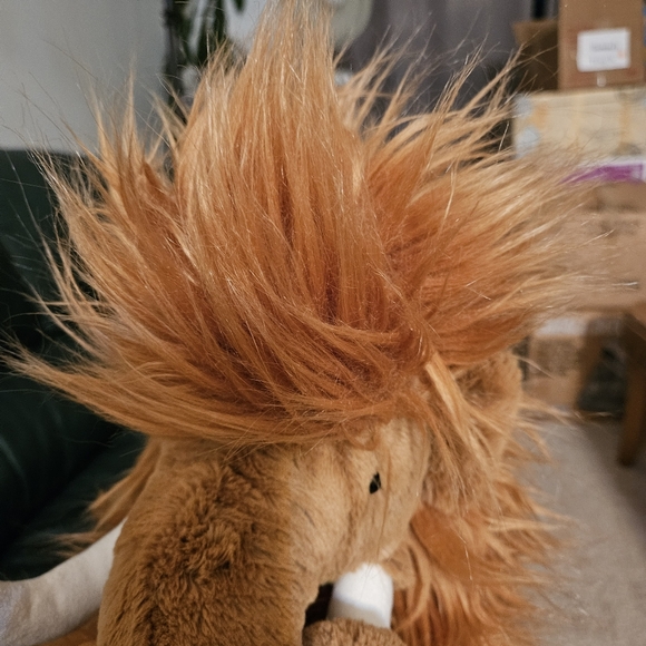 Woolly Mammoth plush-Stuffed animal toy, by Jelly Cat. - Picture 4 of 5